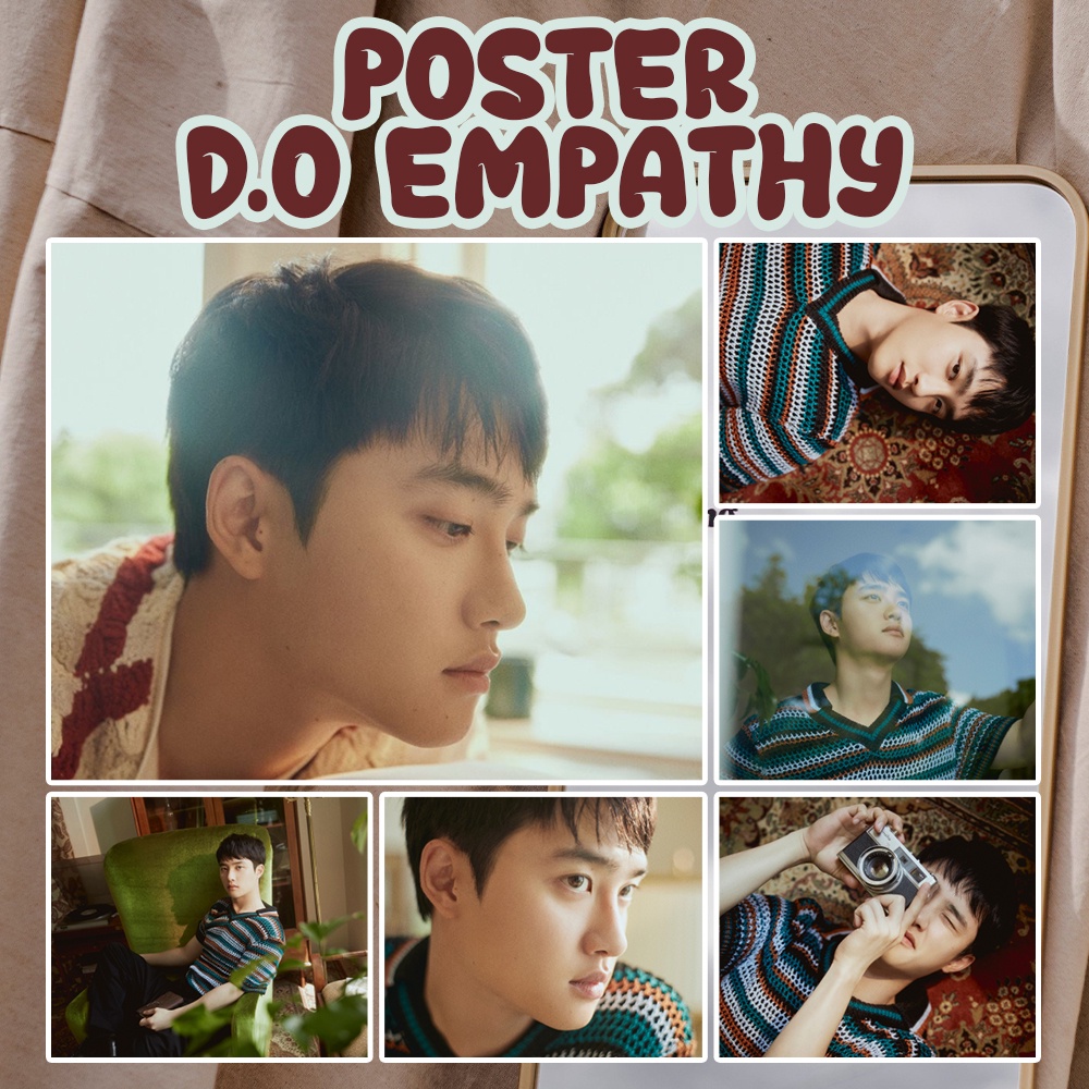 Poster EXO DO EMPATHY | Poster Kpop A4 A5 A6 Murah Murah (Part A)