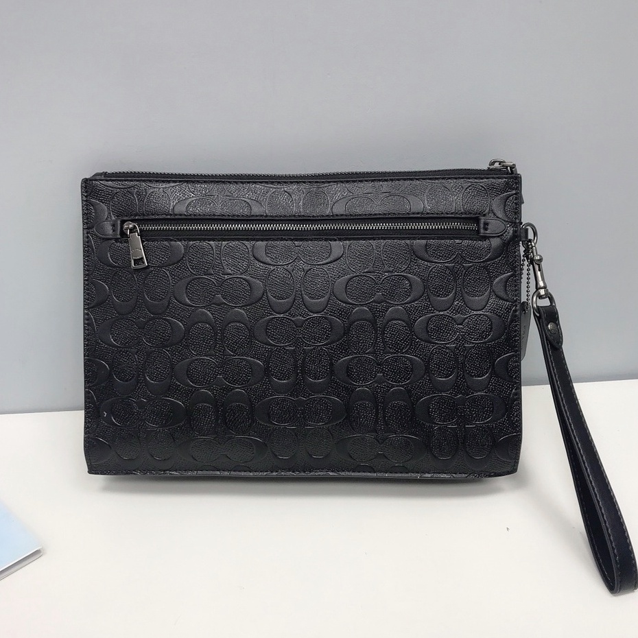 [Instant/Same Day] 75914 73148 men Tas Clutch Bisnis Casual Emboss untuk Pria   snb