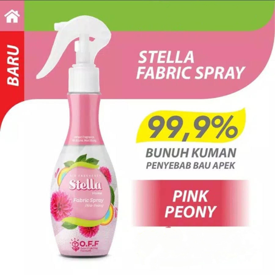 STELLA FABRIC SPRAY DISINFEKTAN 245ml - Cotton Bloom Pink Peony