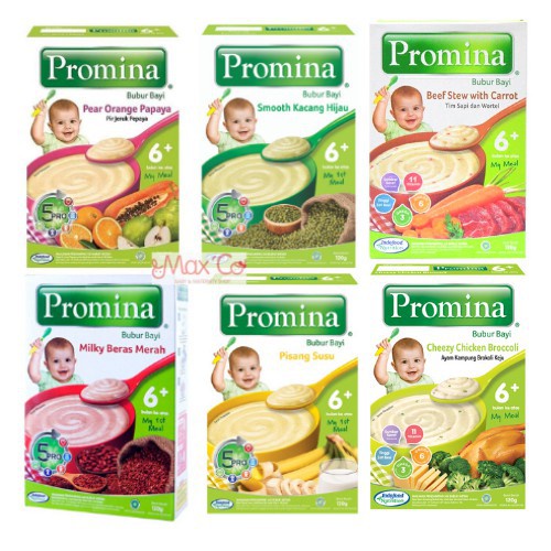 Promina Bubur Bayi 6+ 120gr - Pendamping ASI