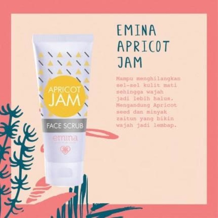 EMINA Apricot Jam Face Scrub pembersih wajah emina cosmetics Shopee