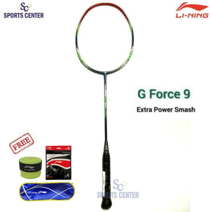 DM BEST DEAL Raket Badminton Lining G Force 9 / G-Force 9 FULLSET