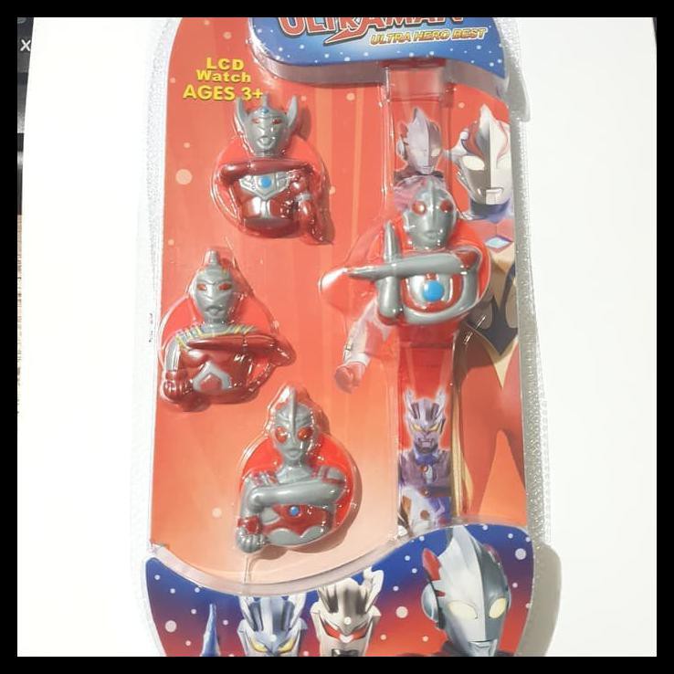 Kualitas 1 Jam Tangan Kepala Ganti Ultramen / Jam Tangan Ultraman / Jam Anak