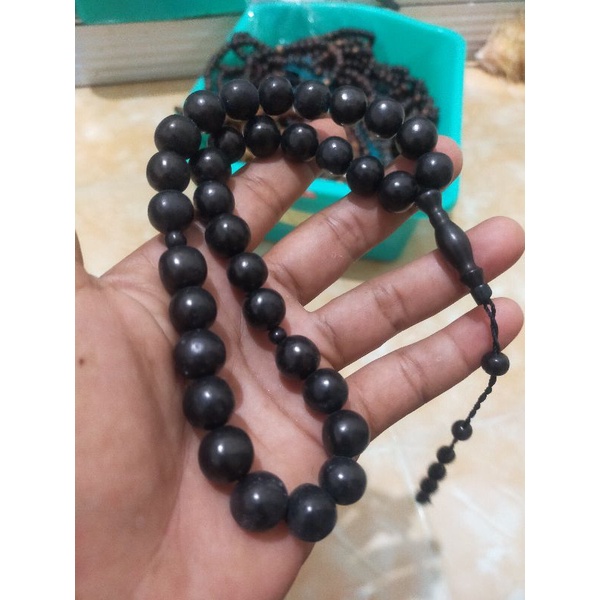 tasbih kokka hitam 33 /tasbih kaoka jumbo /tasbih kaokah premium 12mm