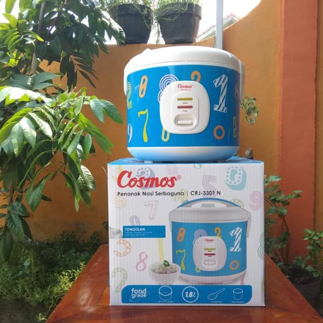 Rice Cooker / Magic Com Cosmos CRJ 3301N Kapasitas 1,8 Liter 3in1