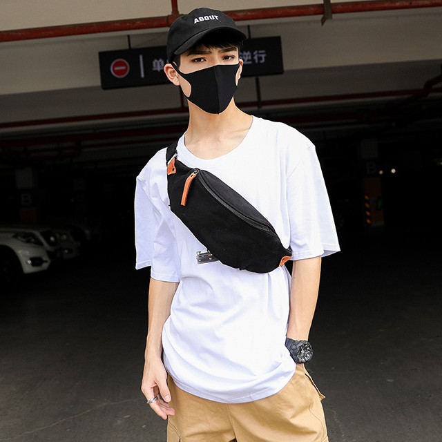 Waist Bag Tas Bahu Tas Selempang Pria (DOVE)