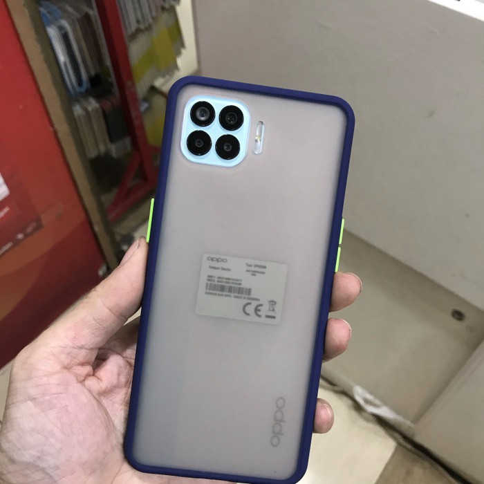 PREMIUM HYBRID CASE BLACK DOVE ANTI PECAH FOR OPPO RENO 4F