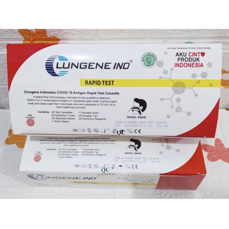 LUNGENE SWAB ( 1 BOX ISI 25 PCS )