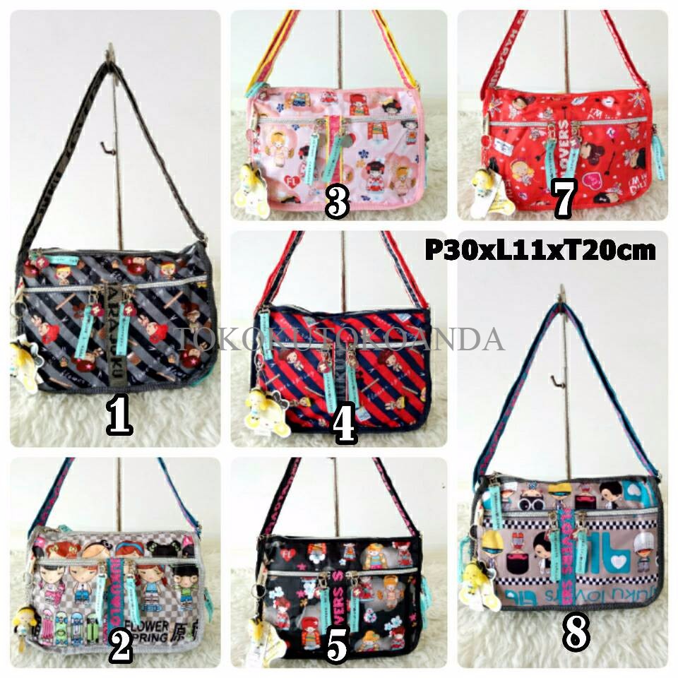 TAS SELEMPANG HARAJUKU LOVERS 4SLET