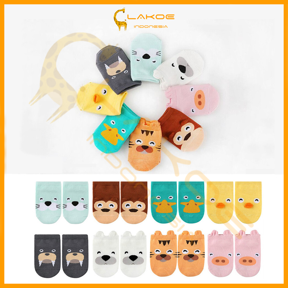 LAKOE Kaos Kaki Bayi Motif Hewan Baby Socks Animal