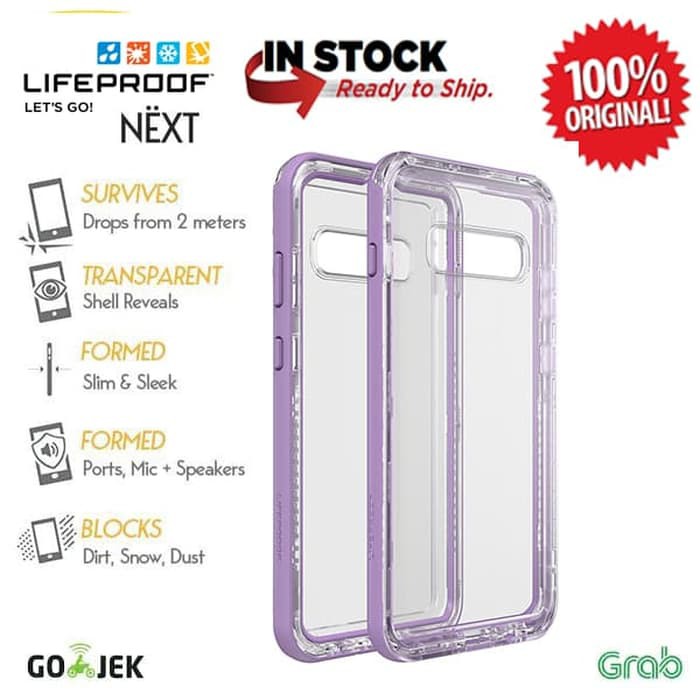 LifeProof Galaxy S10 Case Next - Ultra (Clear/Violet)