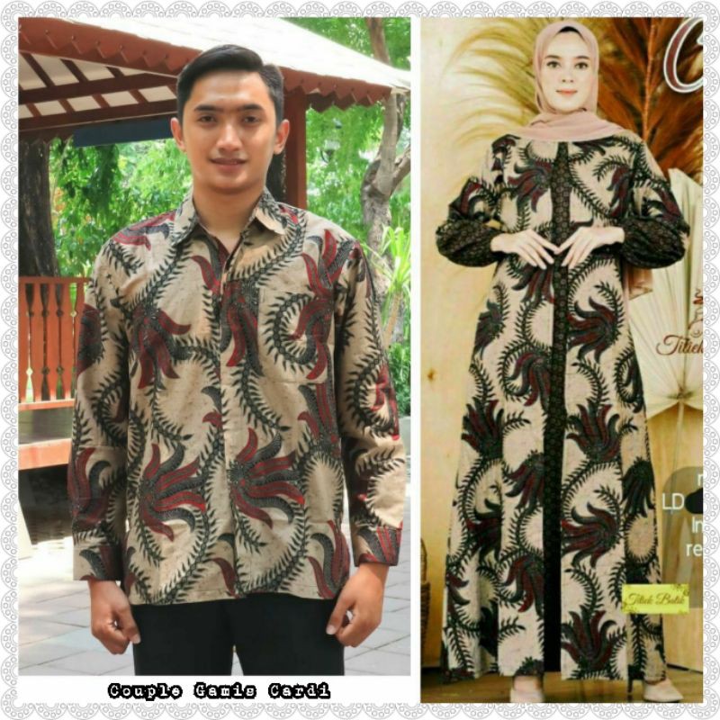 Best Seller Rbc 625 Couple Sarimbit/ Couple Gamis Cardi/couple Gamis GnorLjHM51D3g