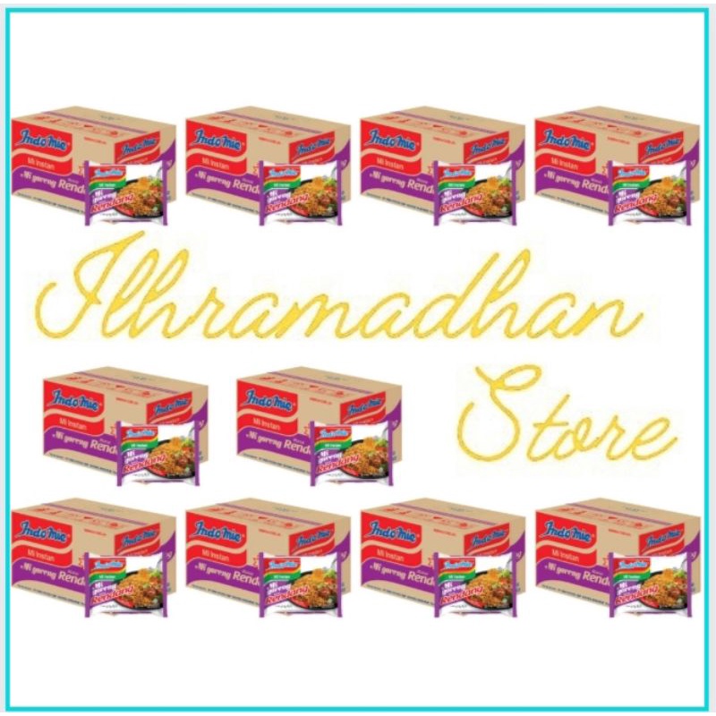 

1 Dus Isi 40 Pcs - Indomie Goreng Rendang