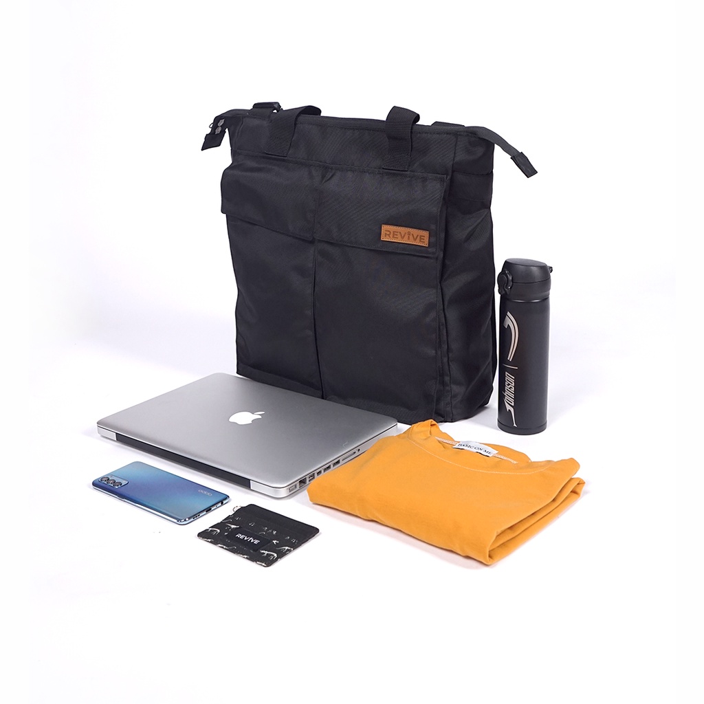 REVIVE Achilles Totebag Sling Bag Hitam | Helmet Bag | Totebag Pria | Tas Selempang Pria Wanita