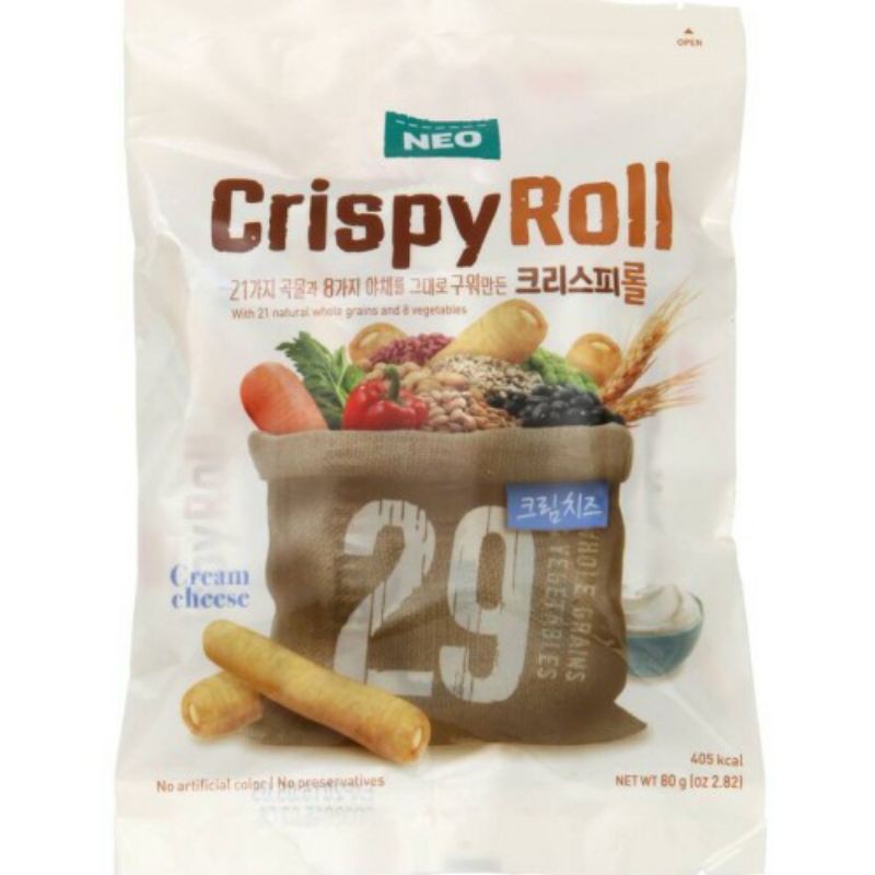 

NEO CRISPY ROLL CREAM CHEESE BAG 80GR