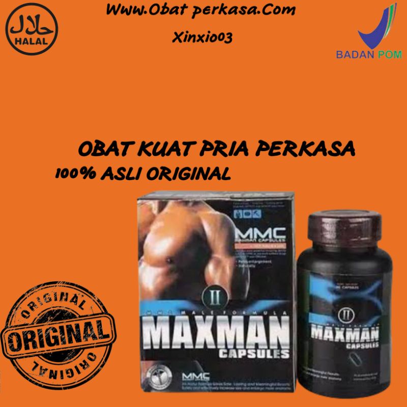 MAXMAN CAPSUL ASLI ORIGINAL PEMBESAR UKURAN BIG PENIS PERMANEN