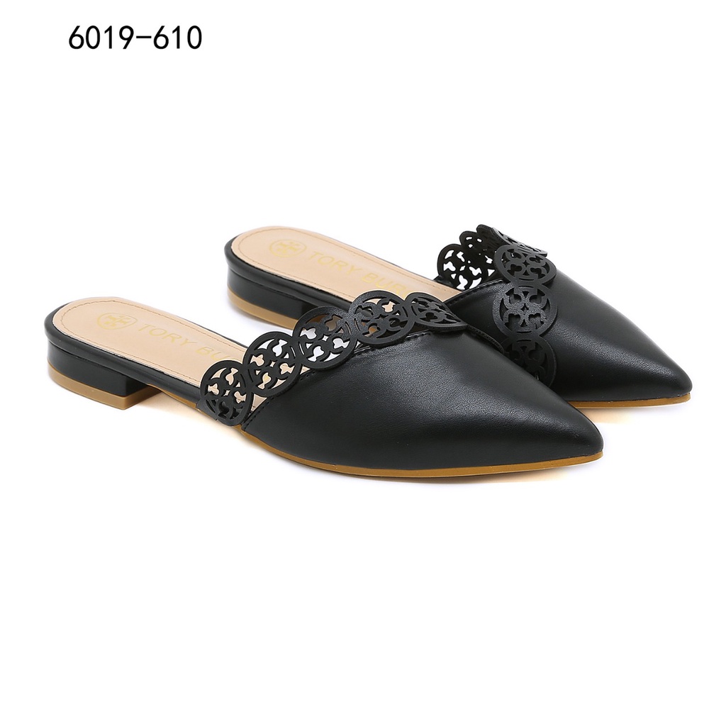 TB Leather Flat Mules 6019-610