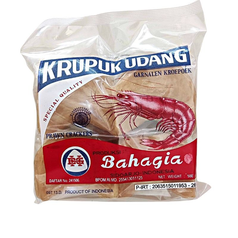 

Kerupuk Udang Mentah Bahagia Sidoarjo Asli 500g