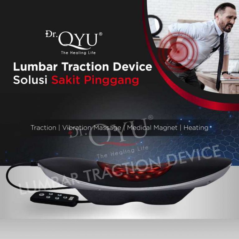 Lumbar Traction Device alat Fisioterapi Nyeri Pinggang Portable