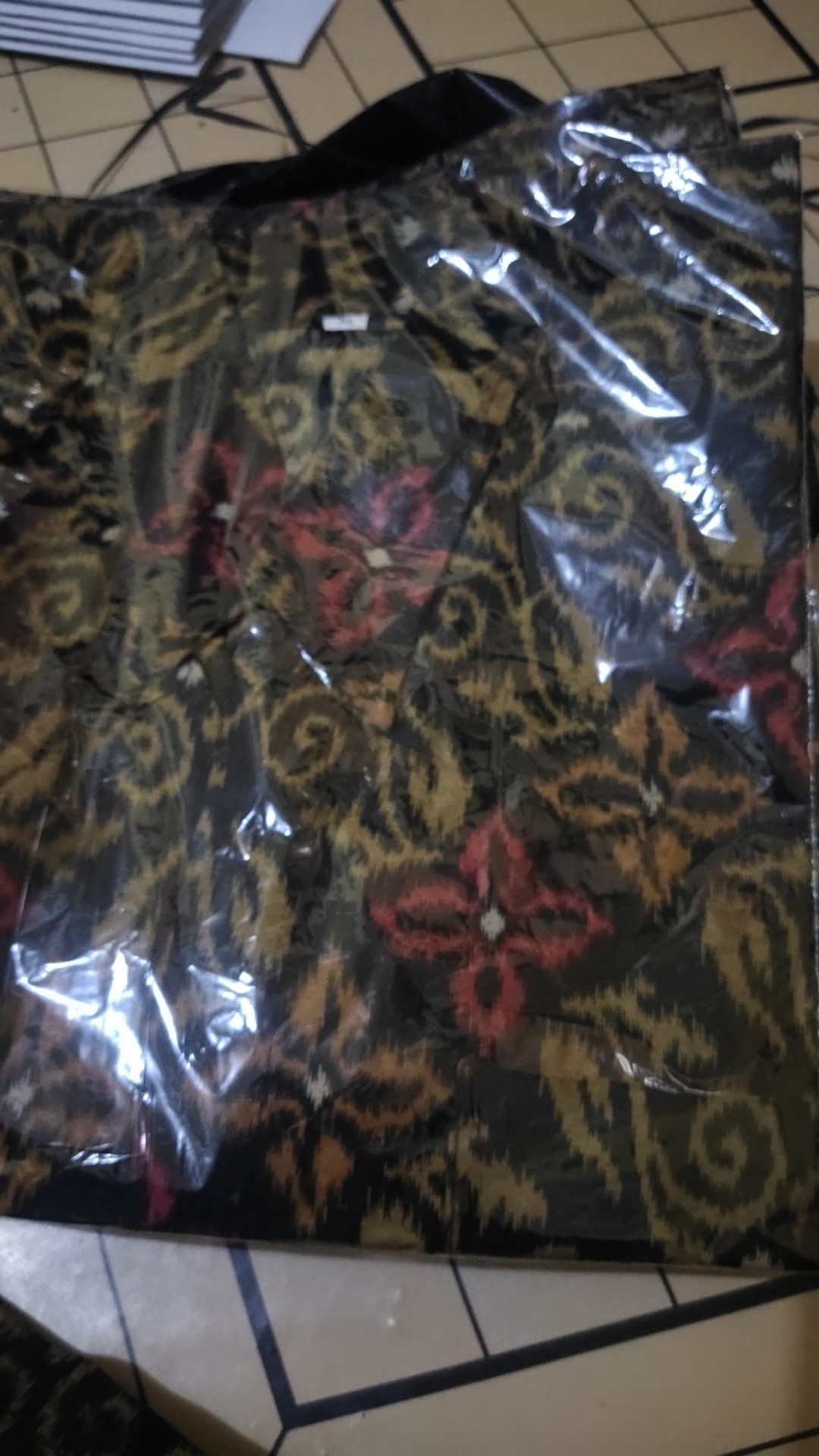 Size M L Xl Xxl Batik Pria Lengan Pendek Hem Batik Zig Zag Baju Batik Pria