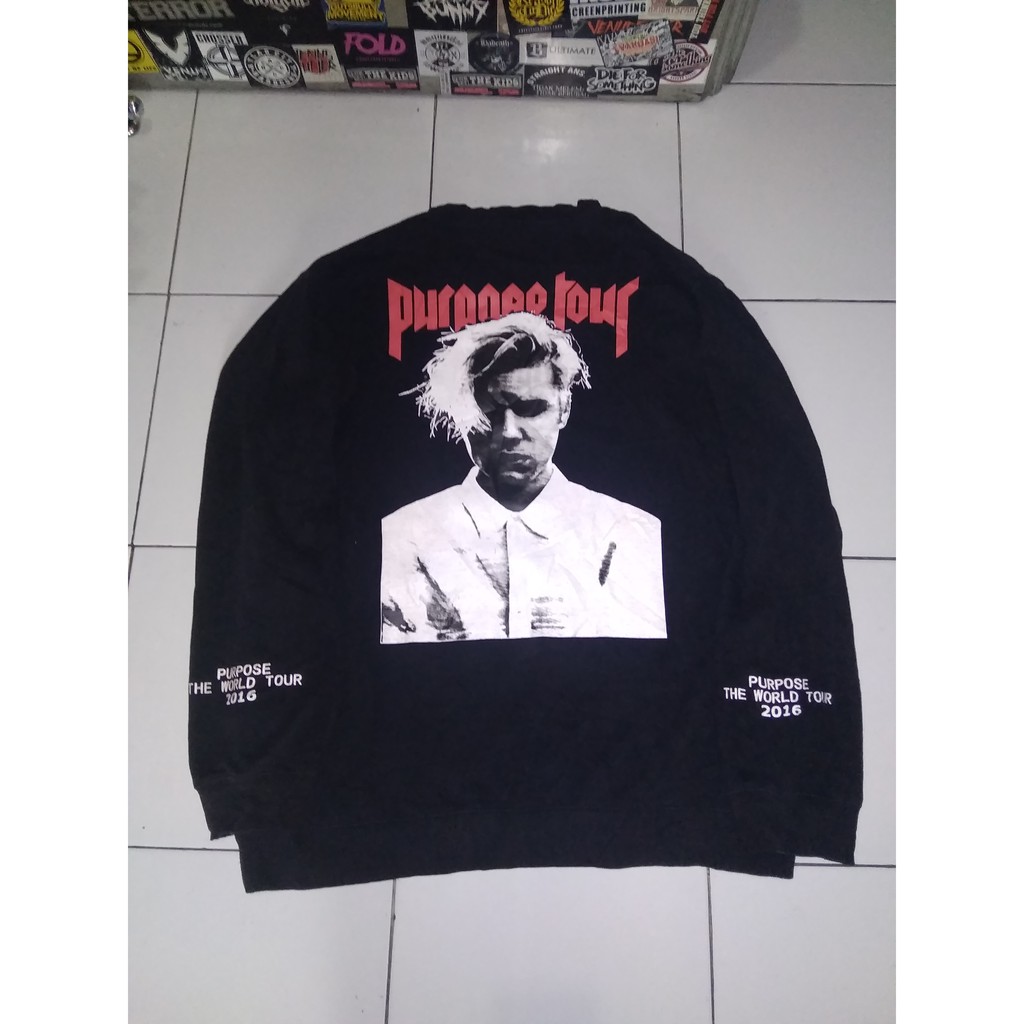 crewnwck second justin bieber purpose tour