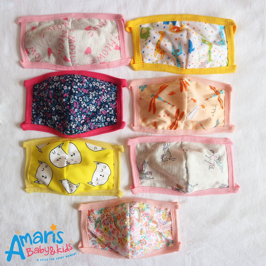 

Amaris Masker Kain Non Medis 2 Lapis Motif (Dewasa / Anak)