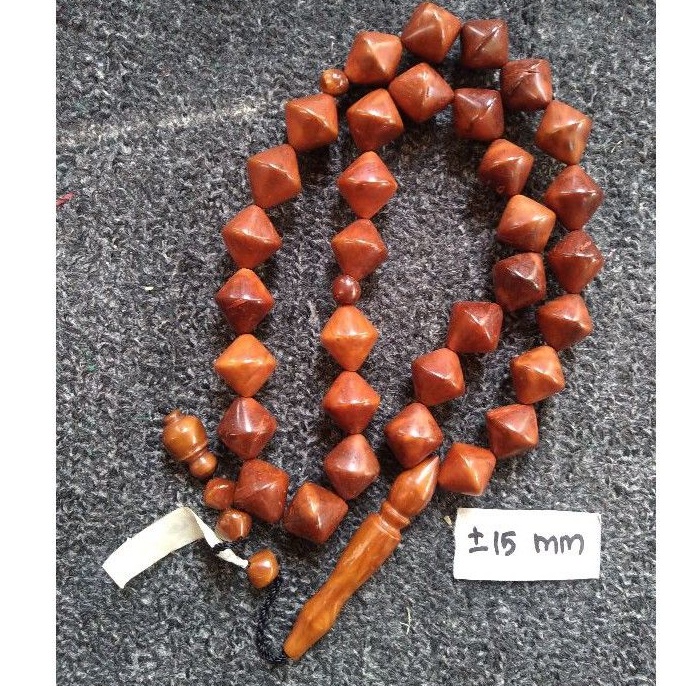 tasbih kokka wajik ± 15 mm ( 15mm ) 33 butir