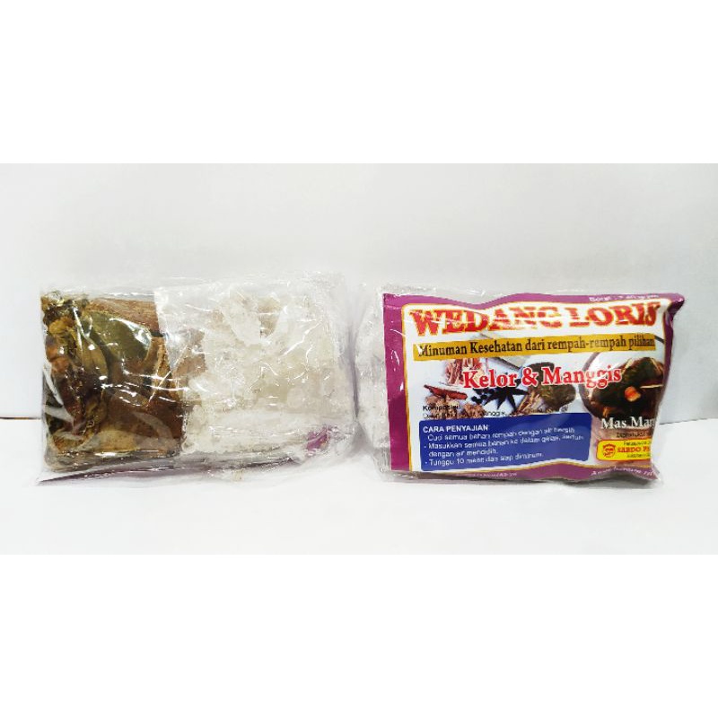 

Wedang Loris (Kelor&Manggis)