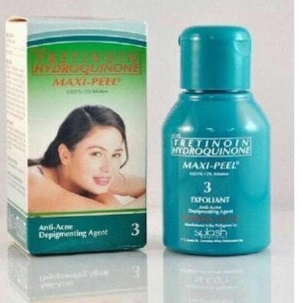 ➢lf Produk Keren➢ PROMO [COD] [ORIGINAL FILIPINA] MAXIPEEL TRETINOIN HIDROQUINONE TONER ANTI ACNE / 