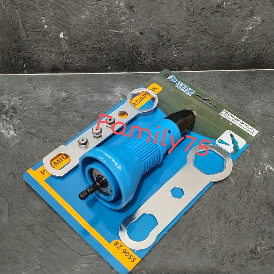 Adaptor rivet gun elektrik Adaptor bor rivet Adapter paku rivet bor
