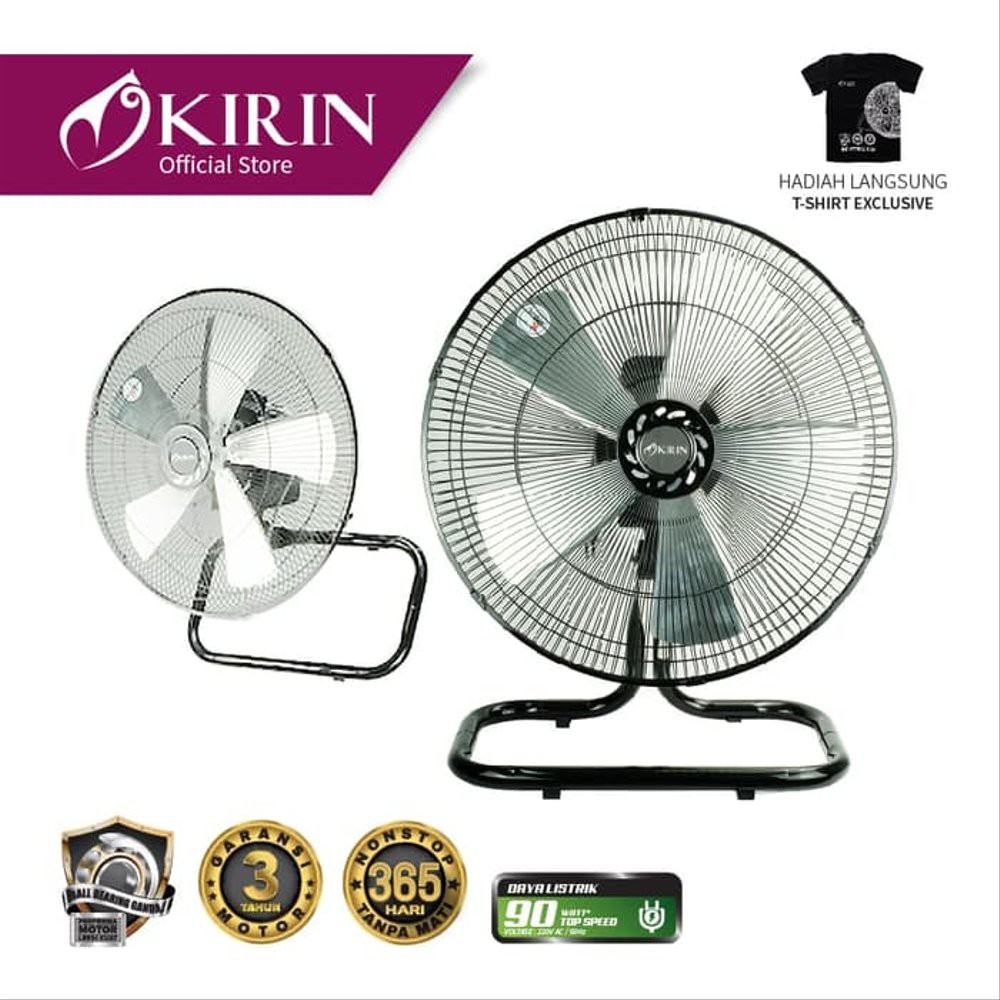 Kipas Angin Industri Kirin KIF-1821 2in1 18 Inch