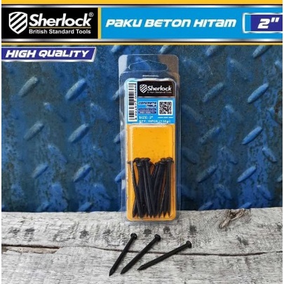 2 Inchi PAKU BETON HITAM SHERLOCK (kekerasan 48-52 HRC)