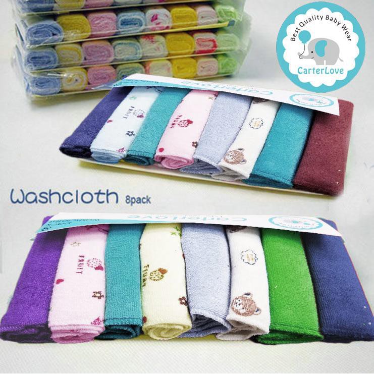 Sapu Tangan (washcloth) bayi 8 in 1 motif Random Berubah terus SAPUTANGAN CBKS SBC