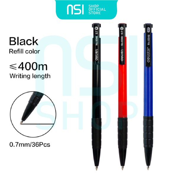 

Pulpen retractable tebal isi 6546