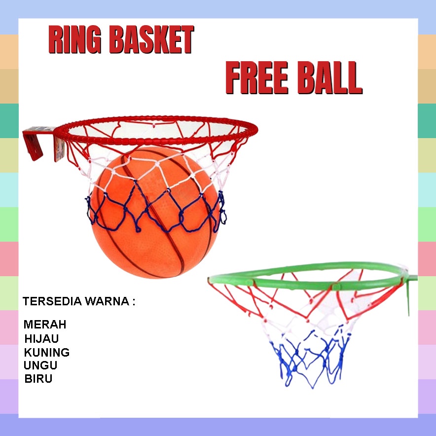 ( BISA COD ) Mainan Basket Ball Ring/ Mainan Ring Basket FREE BOLA