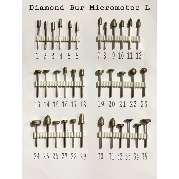 Micromotor Diamond Bur L