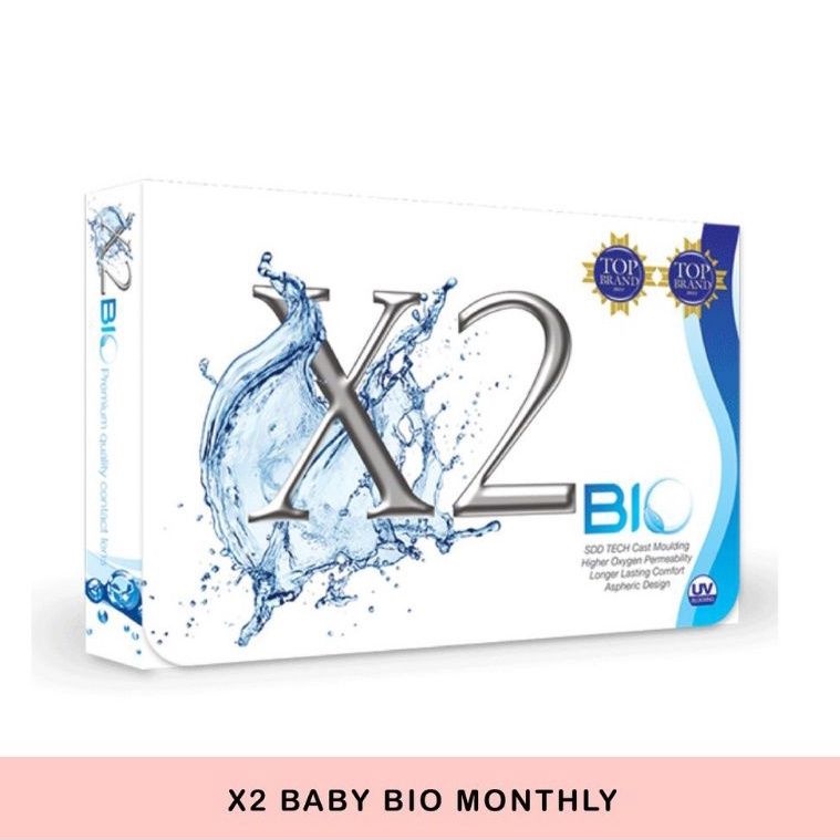 Softlens X2 Bio Black &amp; Brown / Softlens X2 BIO by Exoticon / Soflen minus warna