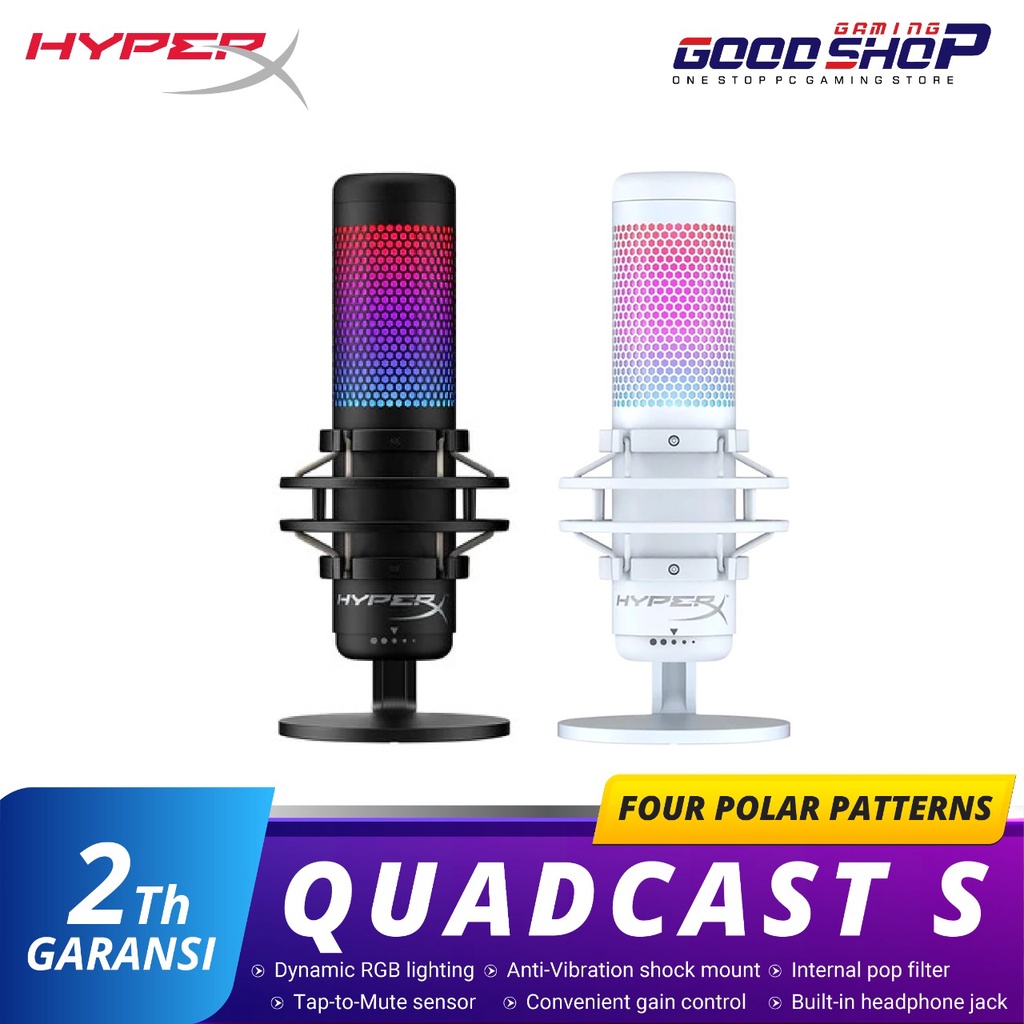 HyperX Quadcast S - Gaming Microphone