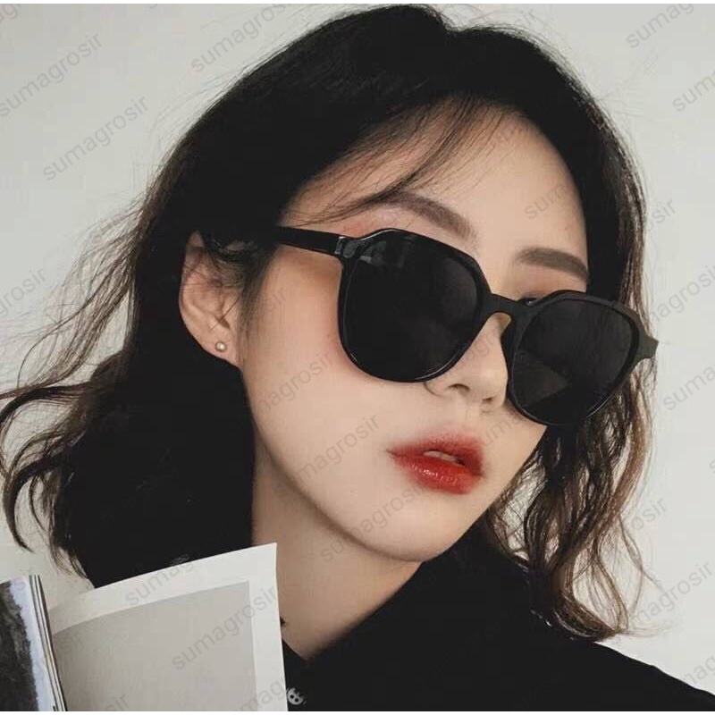 Kacamata Hitam Sunglasses ANTI UV400 Matahari Model Kotak Fashion Gaya Korea