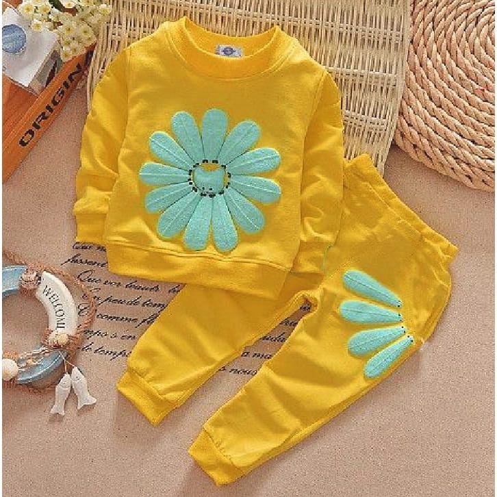 Setelan Anak Perempuan Sunny Set / Sunflower Sun Flower Set Anak