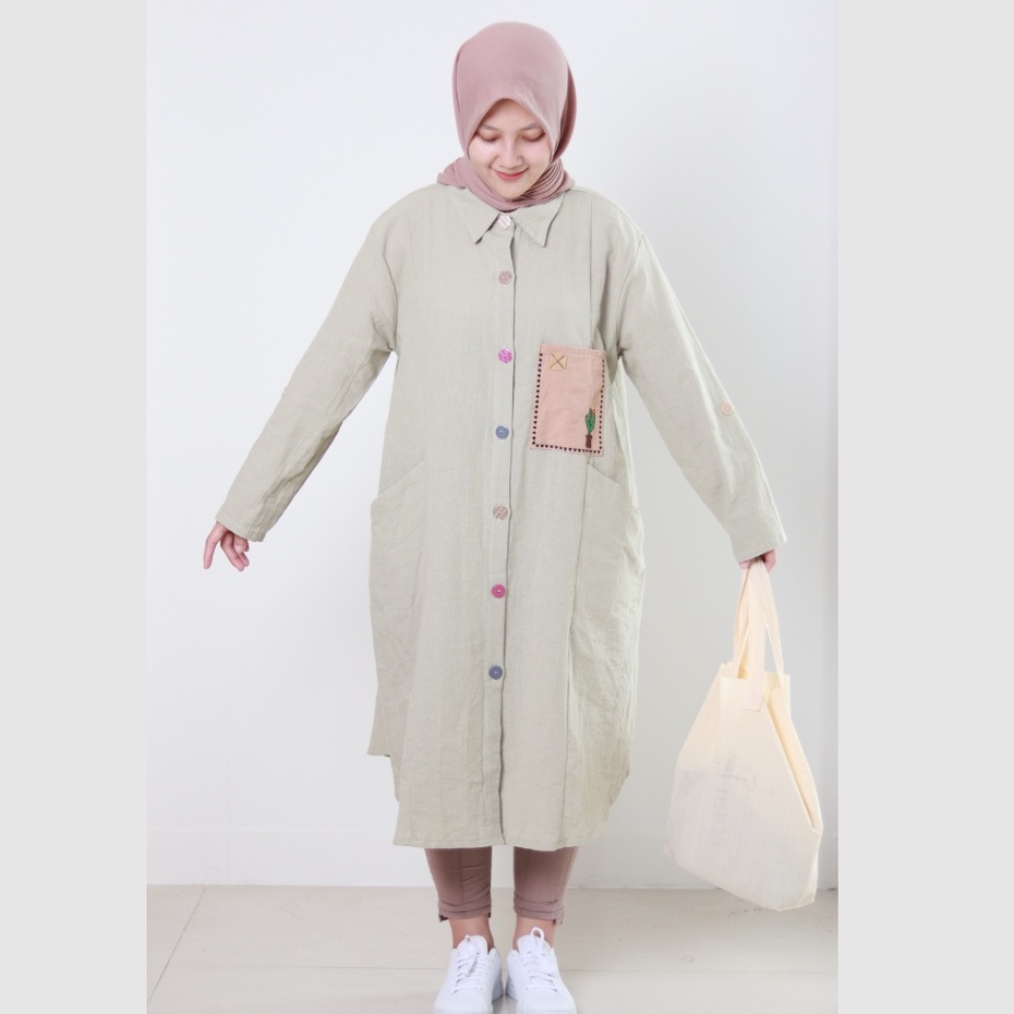 Sahmura Dress Wanita Tunik Panjang