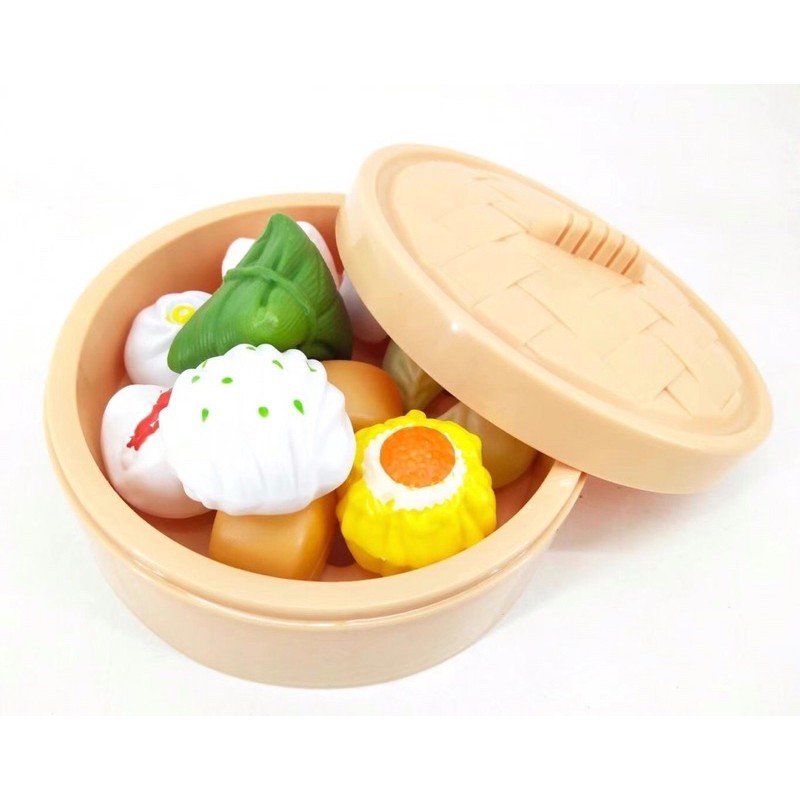 [JUALSEMUA18](1618-54)Mainan Dimsum Kukus Set  Lengkap 20pcs / Mainan Anak