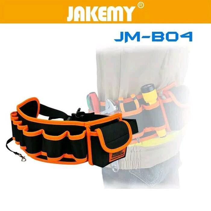 tas perkakas JAKEMY ORIGINAL tas pinggang tool kit bag  tool bag pinggang