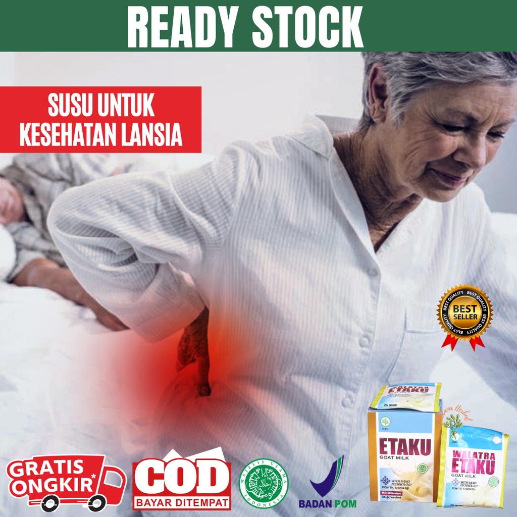 Susu Lansia Sakit Tulang, Sakit Tulang Lansia, Susu Lansia Diabetes, Susu Lansia Kalsium - Walatra
