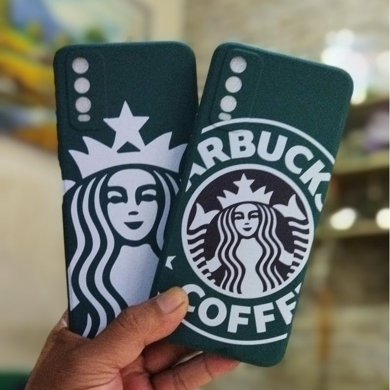 SoftCase Starbucks Hijau Vivo Y20 Y20s Y12s OPPO A3s A5s A12 F9 SAMSUNG A12 XIAOMI REDMI 9 9A Note 9