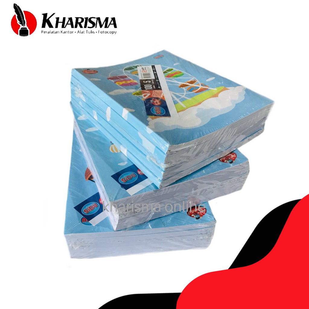 

Buku Tulis SIDU 100 lembar isi 5 buku