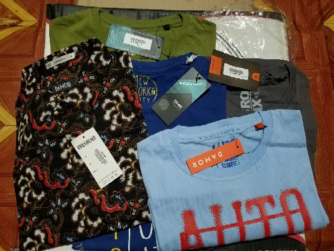 Gof Damor (cressida) Kemeja Batik Lengan Pendek Pria Reguler Baju Batik Cowok