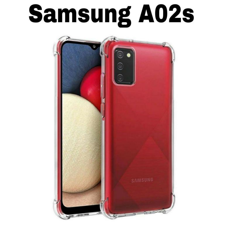 Case SAMSUNG A02s Soft Case Clear Anti crack Protector  premium