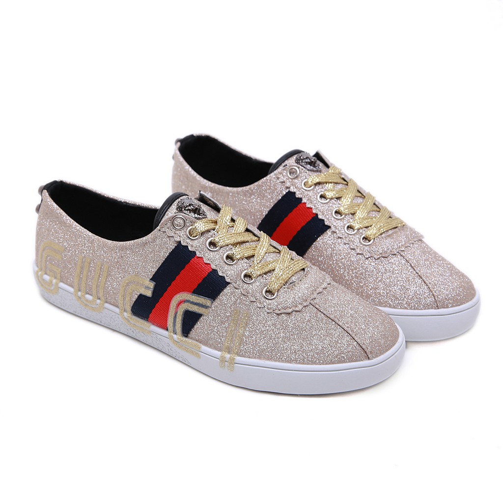 PROMO SEPATU SNEAKERS WANITA GUCCI GLITTER 923