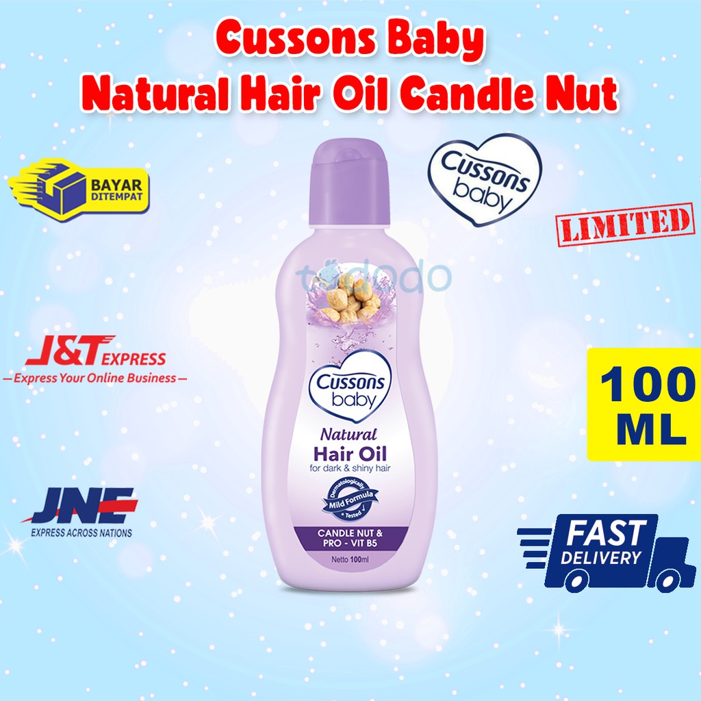 Cussons Baby Natural Hair Oil Candle Nut 100ml